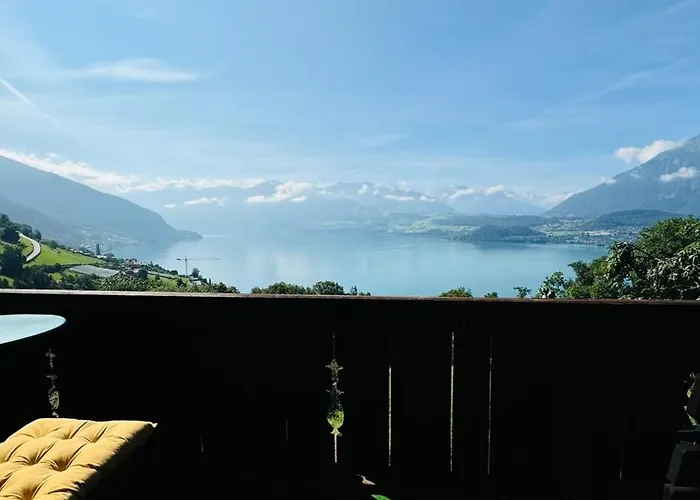 Unverbaute See- Und Bergsicht 2 Balkone Apartment *