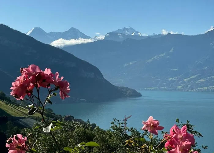 Unverbaute See- Und Bergsicht 2 Balkone * Aeschlen